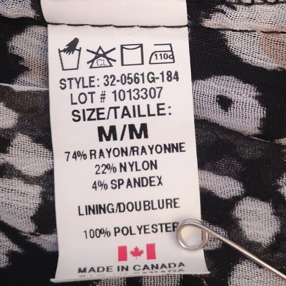 NWT Eclipse Ladies Size Medium Black Fitted Fully Lined Blazer - Picture 8 of 11